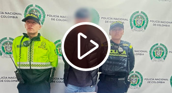 Video: Policía capturó a joven en flagrancia por portar mil dosis de Ketanima 