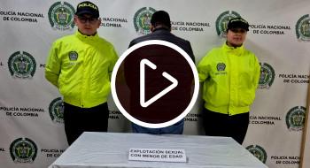 Video: Capturado explotador sexual de menores en entornos escolares de la Bogotá