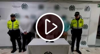 Video: Seguridad Bogotá, 4 capturados con un arma tras persecución de Policía