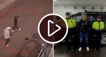 Video: La Policía de Bogotá capturó a hombre y recuperó camioneta robada