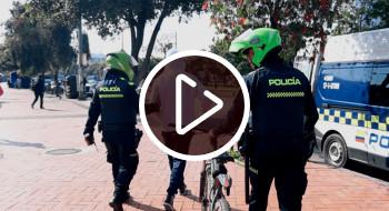 Video: Seguridad en Bogotá hombre fue aprehendido por viajar en bicicleta robada