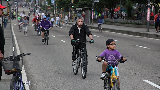 Ciclovía bogotana - Foto: Comunicaciones Alcaldía Bogotá / Camilo Monsalve