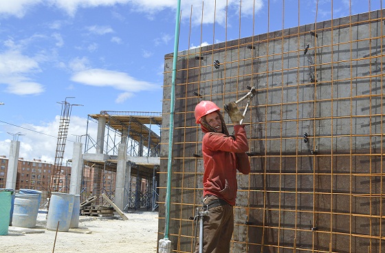 Construcción de viviendas en Bosa - Foto: Prensa Secretaría de Hábitat