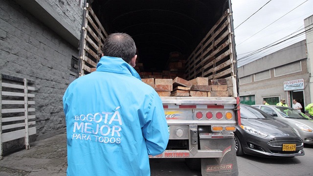 Operativo incautación de madera - Foto: Prensa Secretaría de Ambiente