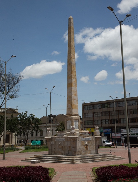 Obelisco de Los Mártires recuperado - Foto: Prensa Instituto de Patrimonio Cultural