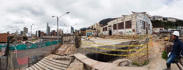 Obras en la Plaza La Concordia - Foto: Prensa IDPC