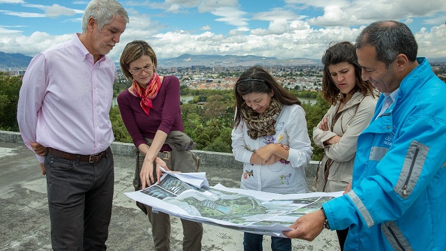 Obras parque La Cometa en Suba - Foto: Comunicaciones Alcaldía Bogotá / Andrés Sandoval