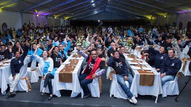 Habitantes y ex habitantes fueron sorprendidos con fiesta de Navidad - Foto: Alcaldía Mayor de Bogotá