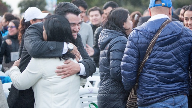 Así se vivió la santa misa - Foto: Alcaldía Mayor de Bogotá/Andrés Sandoval