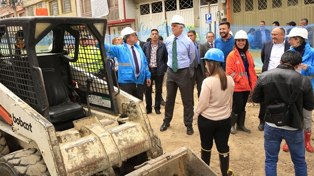 Obras para evitar inundaciones en Engativá - Foto: Alcaldía Mayor de Bogotá/Diego Baumán