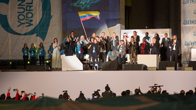 One Young World clausura en la plaza Bolívar - Foto: Alcaldía Mayor de Bogotá/Andrés Sandoval