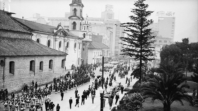 Parque Santander - Foto: Archivo Bogotá