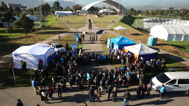 Bogota: lista para recibir al papa - Foto: Alcaldía Mayor de Bogotá/Diego Baumán