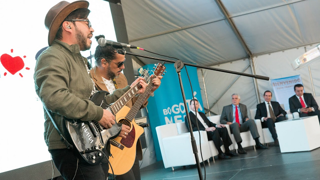 Esta es la canción que le da la bienvenida al papa en Bogotá - Foto: Alcaldía Mayor de Bogotá/Diego Baumán