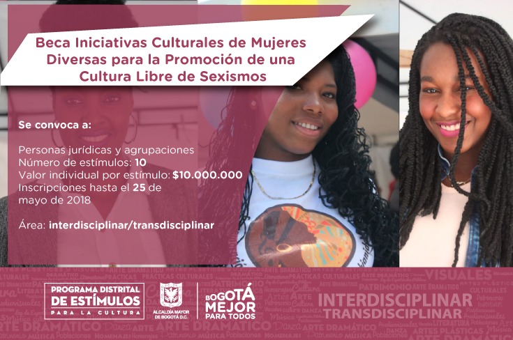 Beca Iniciativas Culturales de Mujeres Diversas para la Promoción de una Cultura Libre de Sexismo